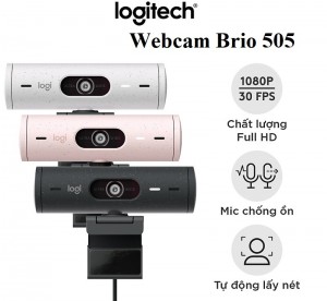 <strong>Webcam hội nghị Logitech Brio 505</strong>